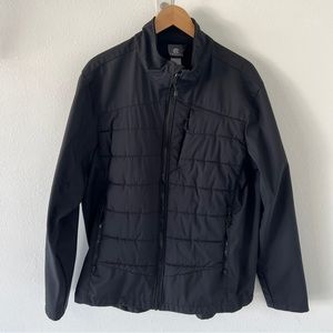 Champion XL men’s black bomber jacket EUC